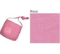 Bluesì Accappatoio Microfibra a Nido d'Ape con Cappuccio e Borsa porta Accappatoio Taglia L Tinta Unita colore Rosa - Splash