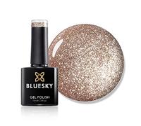 BLUESKY, Bluesky Smalto Per Unghie Gel, Rose Gold, Qcg15, Luccichio, Bagliore (Per Lampade Uv E Led) - 10 Ml