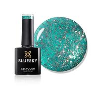 Bluesky polacco del gel di scintillio di diamanti TEAL BLU VERDE BLZ 10 - Gel UV impregna fuori dallo smalto 10ml polacco