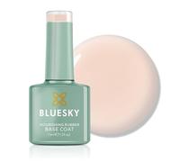 Bluesky Rubber Base Coat 15ml - Nude Enchantment - BNR02, Base Gel for Nails, Strengthening Gel Base Coat for 21 Day Manicure, LED UV Lamp Required