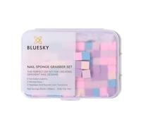 Bluesky Set di spugne per nail art, applicatore di precisione sfumato e ombré per smalto gel, 100 spugne per unghie, 1 pinza in metallo, strumento per la progettazione delle unghie