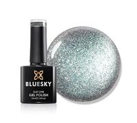 Bluesky Smalto gel occhio di gatto 10 ml Diamond Dust - LSD05 - Smalto gel soak-off argento per manicure professionale e a casa richiede indurimento sotto lampada UV/LED