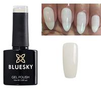 Bluesky Smalto gel per unghie, bianco latte, A049, lunga durata, resistente alle scheggiature, 10 ml (richiede asciugatura sotto lampada UV LED)