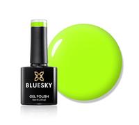 Bluesky Smalto gel per unghie, verde lime, Neon20, brillante, verde, lime, neon, lunga durata, resistente alle scheggiature, 10 ml (richiede asciugatura con lampada UV LED)