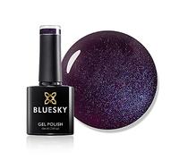 Bluesky Smalto Per Unghie Gel, Rock Rolyalty, 80524, Viola, Buio, Luccichio (Per Lampade Uv E Led) - 10 Ml