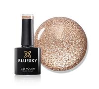 Bluesky Smalto Per Unghie Gel, Champagne Sparkle, Platinum04, Bagliore, Luccichio, Oro (Per Lampade Uv E Led) - 10 Ml
