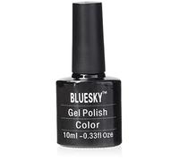 Bluesky Smalto Per Unghie Gel, Chocolate Brown, Vip1, Marrone, Luccichio (Per Lampade Uv E Led) - 10 Ml