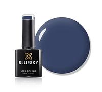 Bluesky Smalto Per Unghie Gel, Denim Patch, 80627, Blu, Grigio (Per Lampade Uv E Led) - 10 Ml