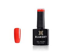 Bluesky Smalto Per Unghie Gel, Mambo Beat, 80643, Rosso, Arancia (Per Lampade Uv E Led) - 10 Ml