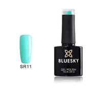Bluesky Smalto Per Unghie Gel, Marine, Sr11, Turchese, Blu, Pastello (Per Lampade Uv E Led) - 10 Ml