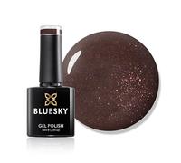 Bluesky Smalto Per Unghie Gel, Mocha Shimmer, A14, Viola, Bagliore (Per Lampade Uv E Led) - 10 Ml