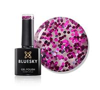Bluesky Smalto Per Unghie Gel, Rio De Janeiro, Sum1917, Luccichio, Rosa, Viola, Blu, Rosso (Per Lampade Uv E Led) - 10 Ml
