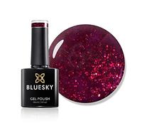 Bluesky Smalto Per Unghie Gel, Ruby Ritz, 80545, Rosso, Buio (Per Lampade Uv E Led) - 10 Ml