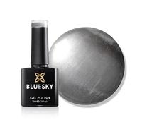 BLUESKY, Smalto Per Unghie Gel, Silver Metallic, Mt00, Argento, Metallico (Per Lampade Uv E Led) - 10 Ml