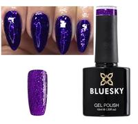 Bluesky TINSEL TOWN BSH052 - Smalto in gel per unghie UV o LED, 10 ml, con 2 salviette lucidanti Homebeautyforyou