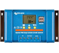 Victron Energy Blue Solar Pwm-lcd&usb 12/24v-10a Regulator Trasparente