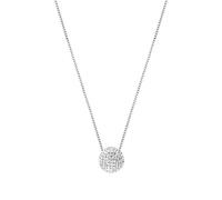 Bluespirit Collana da donna, Collezione Crystal, in argento 925 rodiato, cristalli - P.0100010204050
