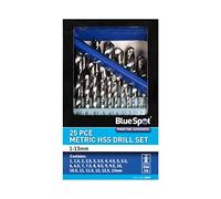 BlueSpot 20350 - Set di punte metriche HSS 25 PCE (1-13 mm)
