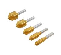 BlueSpot HSS Titanio Svasati Set di Punte 5 Pezzi 8, 10, 12, 16, 19mm B/S20312