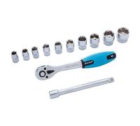 BlueSpot Metrico 1cm Chiavi a Bussola E Cricchetto Set 12pc Singolo Esagonale