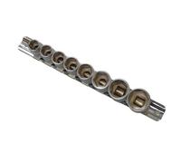 BlueSpot Metrico 1cm Presa Guida Set Su Ferroviario 8 Pezzi Singolo Esagonale B/