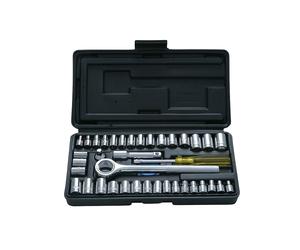 BlueSpot Tools 01535 Presa Set Di 40 Metrico & Af 0.6cm & 1cm Drive