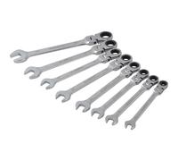BlueSpot Tools 04300 Testina Flessibile Set Cricchetto, 8 Pezzi