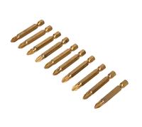 BlueSpot Tools 14105 Titanio Rivestito Cacciavite Bit PZ2 X 50mm (Confezione 10)