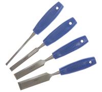 BlueSpot Tools 28124 Legno Set Scalpelli, 4 Pezzi