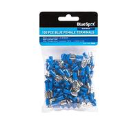 BlueSpot Tools 40606 - Terminali femmina blu, 100 pezzi