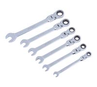 BlueSpot Tools 4312 Testina Flessibile Set Cricchetto, 6 Pezzi