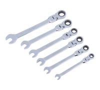 BlueSpot Tools 4312 Testina Flessibile Set Cricchetto, 6 Pezzi