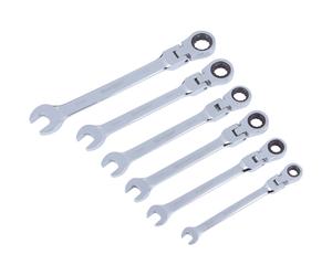 BlueSpot Tools 4312 Testina Flessibile Set Cricchetto, 6 Pezzi