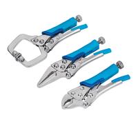 BlueSpot Tools 6528 Mini Bloccaggio Pinze Set, 3 Pezzi