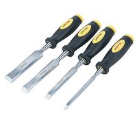 BlueSpot Tools Set Scalpelli Doppio Colore Set Maniglia, 4 Pezzi B/S28004