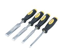BlueSpot Tools Set Scalpelli Doppio Colore Set Maniglia, 4 Pezzo