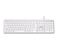 Bluestork - KB Mac - Tastiera per Mac, MacBook & iPad Bianco USB-C & USB-A