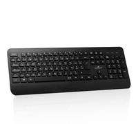 Bluestork - KB Office R2 - Tastiera senza fili AZERTY, doppia connessione Bluetooth / 2.4 Ghz, tastiera Bluetooth PC, ricaricabile USB-C, 70 ore autonomia, leggera, silenziosa - Windows/tablet