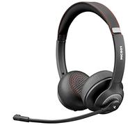 Bluestork MC 501 Wireless Bluetooth 5.1 Cuffie con Microfono Rotante, 14 Ore Di Durata Della Batteria,Microfono Con Riduzione Del Rumore - Cuffie Per Pc Bluetooth Ideali Con O Senza Fili - NUOVO 2022