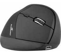 Bluestork - Mouse Wireless Ergonomico Verticale | Doppia Connessione 2.4GHz + Bluetooth, 800-3200 DPI, 6 Pulsanti, Ricaricabile - Riduce il Dolore a Mano e Polso