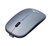 Bluestork - OFF 105 - Mouse Senza Fili Ricaricabile - Slim e Silenzioso - Mouse Wireless Bluetooth e 2.4GHz - 3200 DPI, Autonomia 62 Ore - Leggero e Ambidestro - Per Windows/Mac - Nuovo