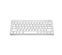 Bluestork Tastiera QWERTY cablata per Mac - Tasti concavi e silenziosi, tastiera per Mac QWERTY - Include Ñ - 13 scorciatoie multimediali, adattatore USB/USB-C - Nuovo 2022 (Bluetooth)