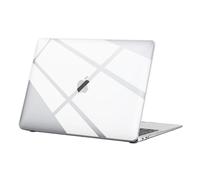 BlueSwan Cover Compatibile con MacBook Air 13 Pollici M1 A2337 A2179 A1932 2020-2018 con 13,3" Retina Display e Touch ID, Plastica Custodia Rigida Case - Cristallo Trasparente