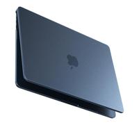 BlueSwan Cover Compatibile con MacBook Air 15 M4 M3 M2 2025 2024 2023 A3241 A3114 A2941 Mac 15 pollici Custodia Rigida Case Ultrasottile Texture Opaca Protezione Antigraffio - Mezzanotte Opaco