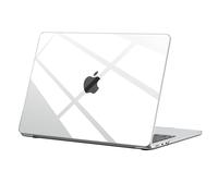 BlueSwan Cover Compatibile con MacBook Air 15 Pollici M4 M3 M2 2025 2024 2023 A3241 A3114 A2941 con Touch ID, Mac 15 Plastica Custodia Rigida Case - Crystal Transparent