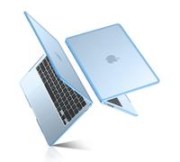 BlueSwan Custodia MacBook Air 15 Pollici M5-M2 Anti-Crepe Celeste Opaco