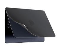 BlueSwan PP Cover Compatibile con MacBook Air 15 M5 M4 M3 M2 2026 2025-2023 A3448 A3241 A3114 Mac 15 Pollici Custodia Si Adatta Meglio al Corpo Durevole Protettivo Antigraffio Traslucido- Opaco Nero