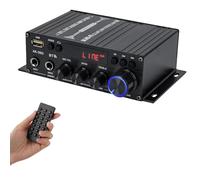 Bluetooth 5.0 Audio Home Amplificatore AK-390 400W+400W 2.0 CH HiFi Stereo Amp Receiver con USB, SD, AUX, telecomando, Antenna FM per auto casa Speaker Bar Party
