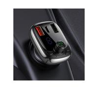 (Bluetooth 5.0) Baseus Trasmettitore FM Quick Charge 4.0 3.0 QC4.0 QC Caricabatterie per auto USB veloce Kit vivavoce