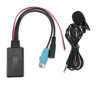 Bluetooth 5.0 Cavo Adattatore AUX ABS Modulo Bluetooth per Auto DC12V con Microfono MP3 WMA WAV FLAC Ricevitore Audio DSD per CDA 9852 CDE 9887 IVA W205